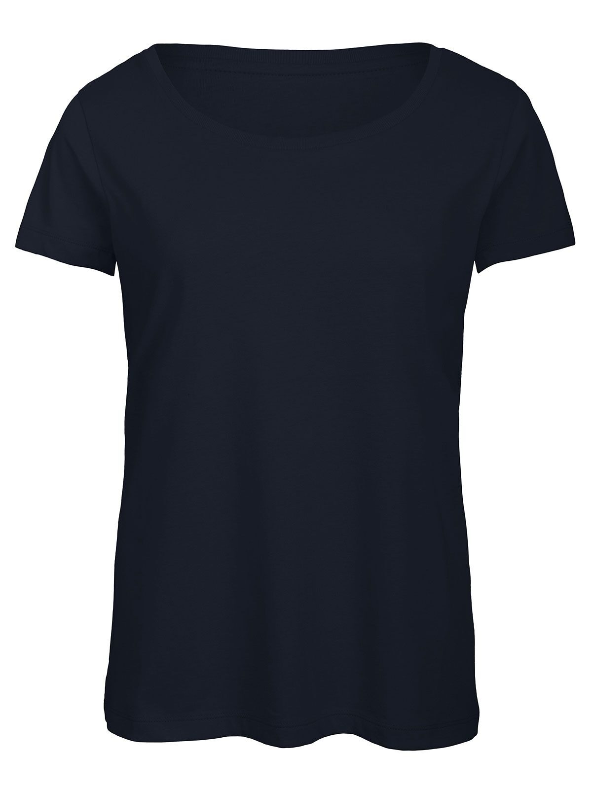 Camiseta feminina de tecido misto - NA003 - Marinha