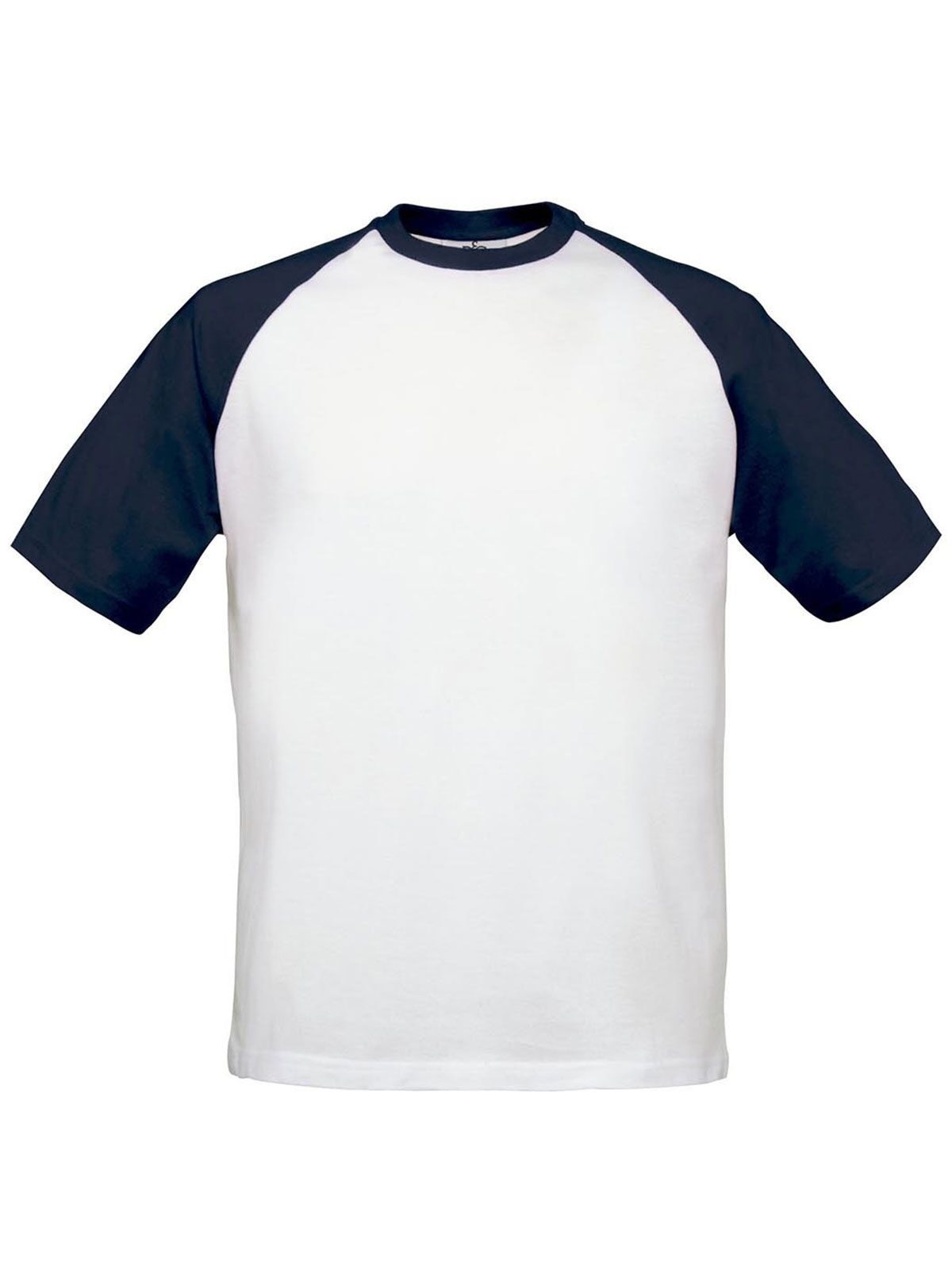 Camiseta de beisebol - 908 - Branco/Azul Marinho