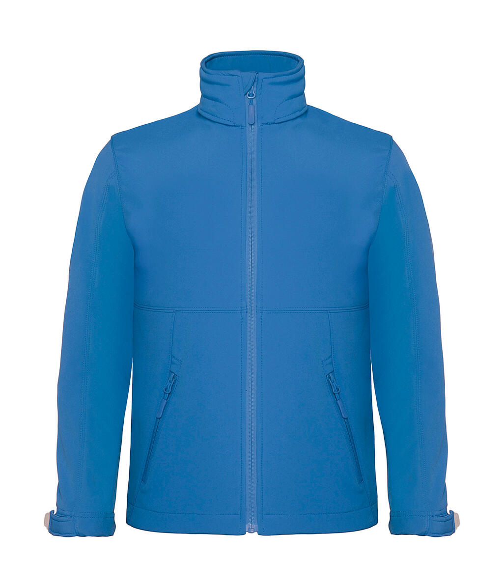 Jaqueta Softshell Infantil com Capuz - 316 - Azul Celeste