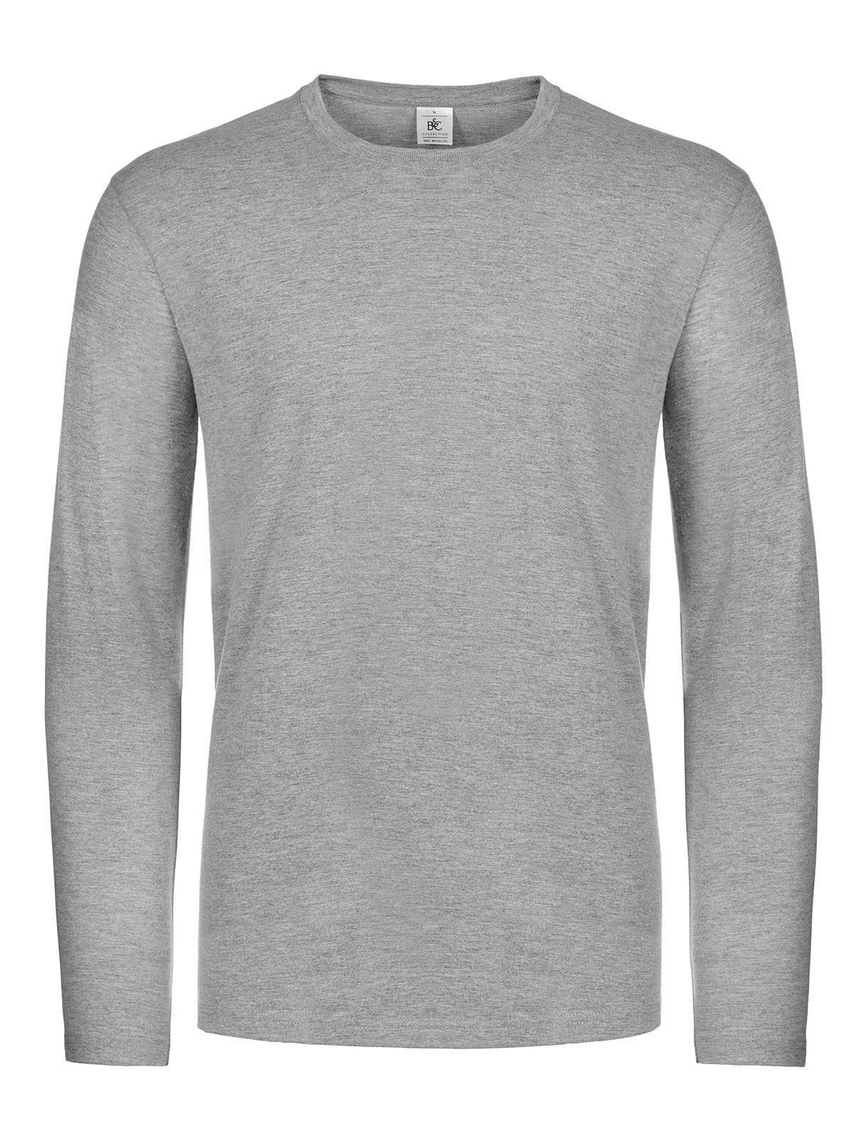 Camiseta masculina #E190 Manga longa - SG620 - Cinza Esportivo