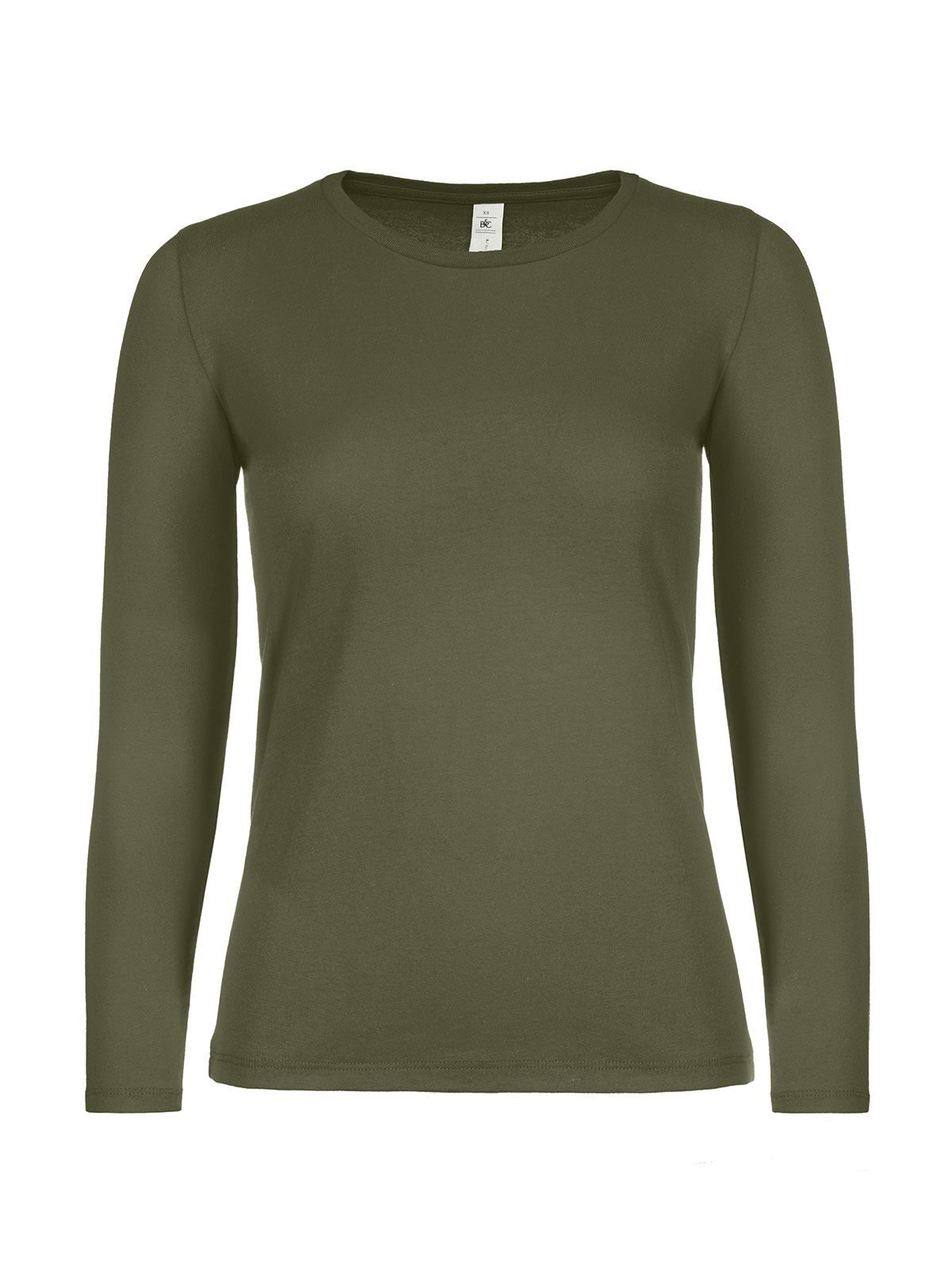 Camiseta feminina #E150 Manga longa - UK552 - Cáqui Urbano