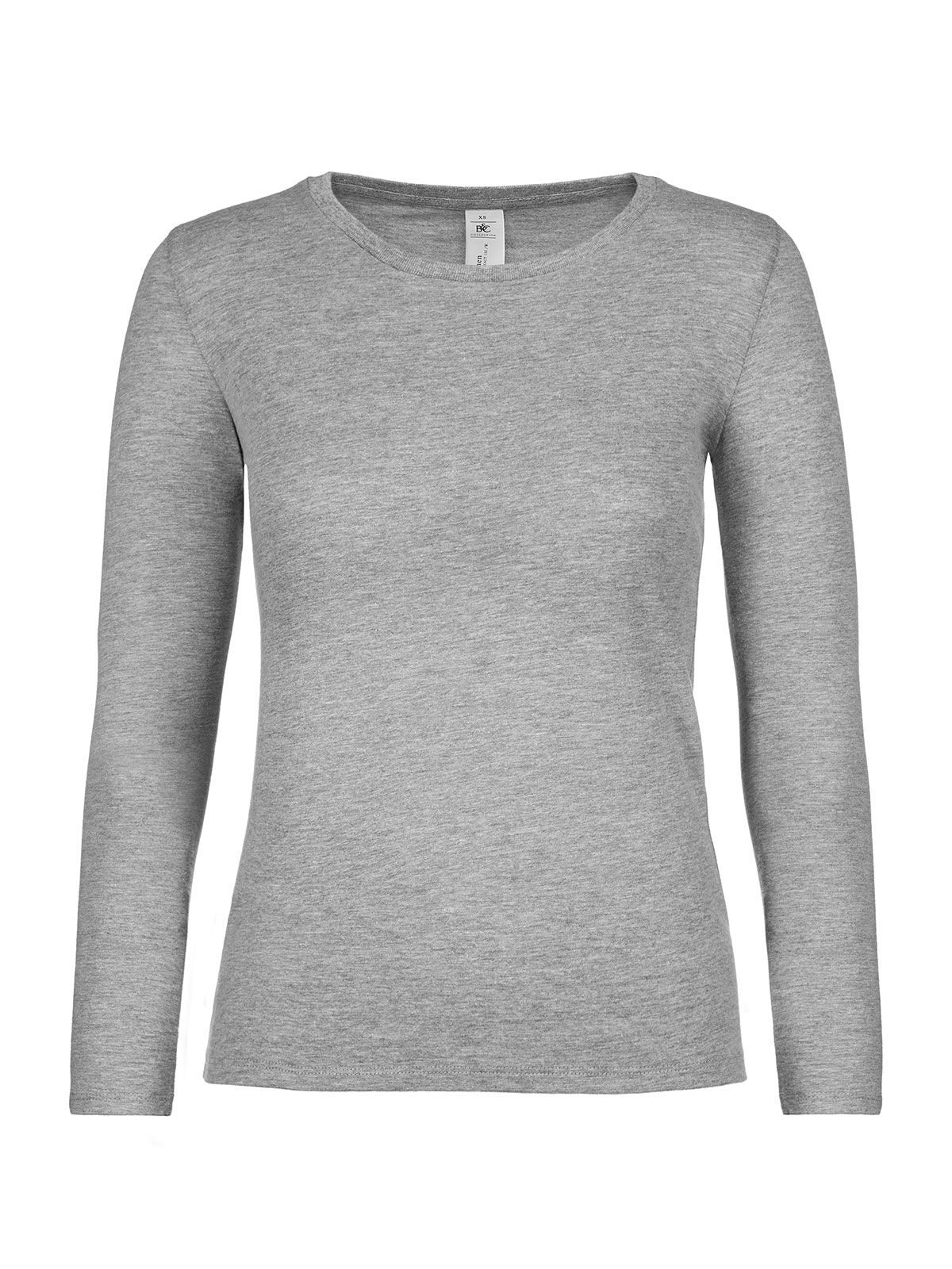 Camiseta feminina #E150 Manga longa - SG620 - Cinza Esportivo