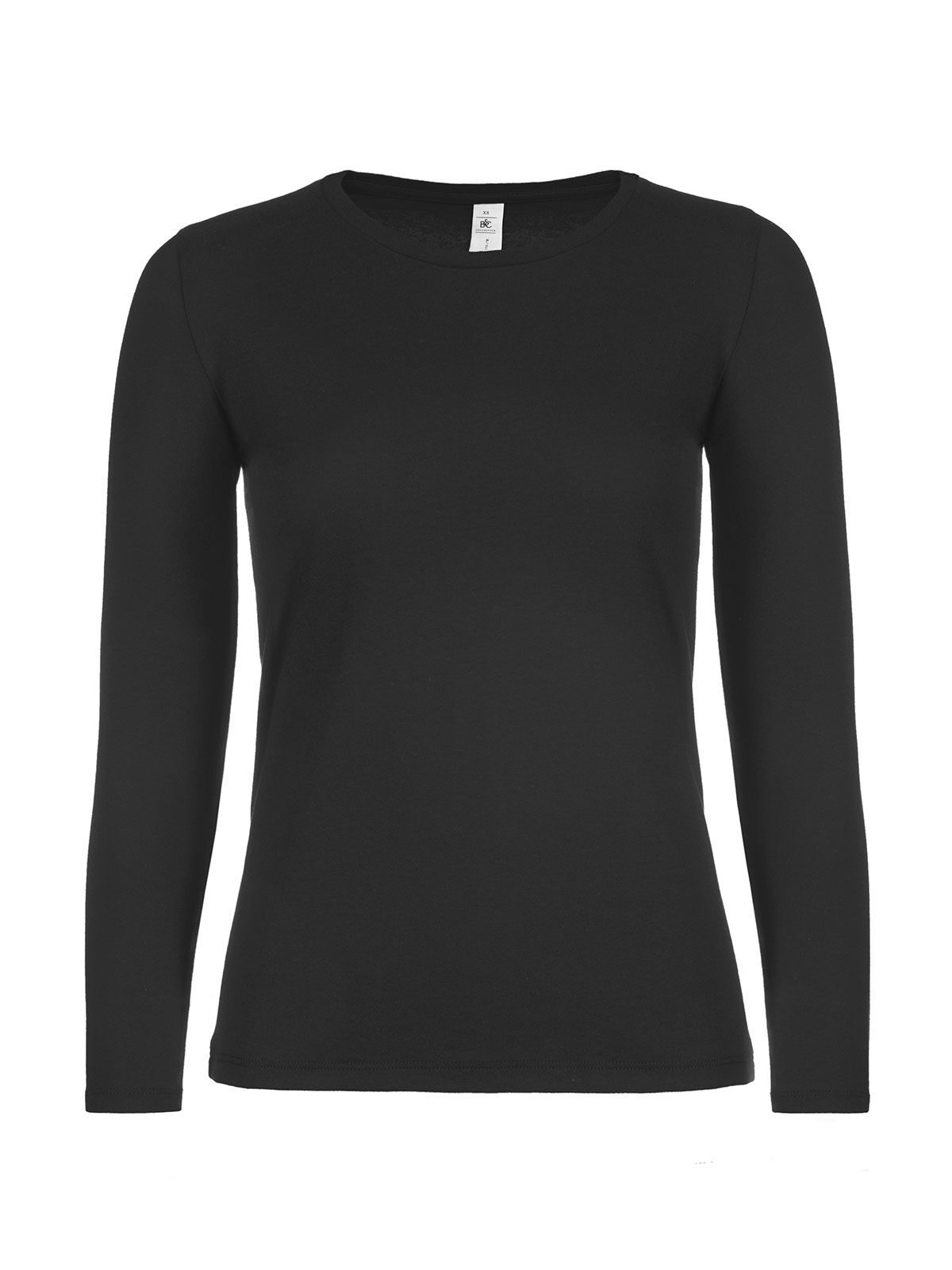 Camiseta feminina #E150 Manga longa - BL002 - Preto
