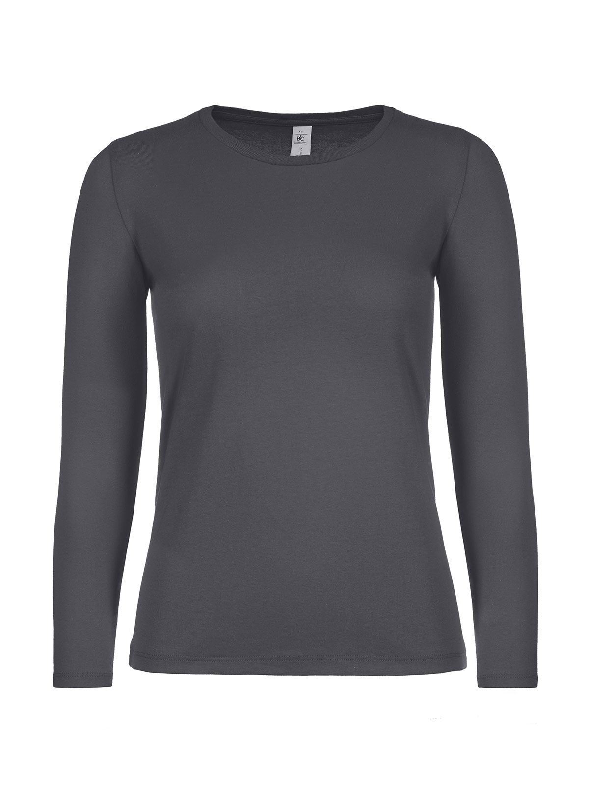 Camiseta feminina #E150 Manga longa - DG670 - Cinza Escuro