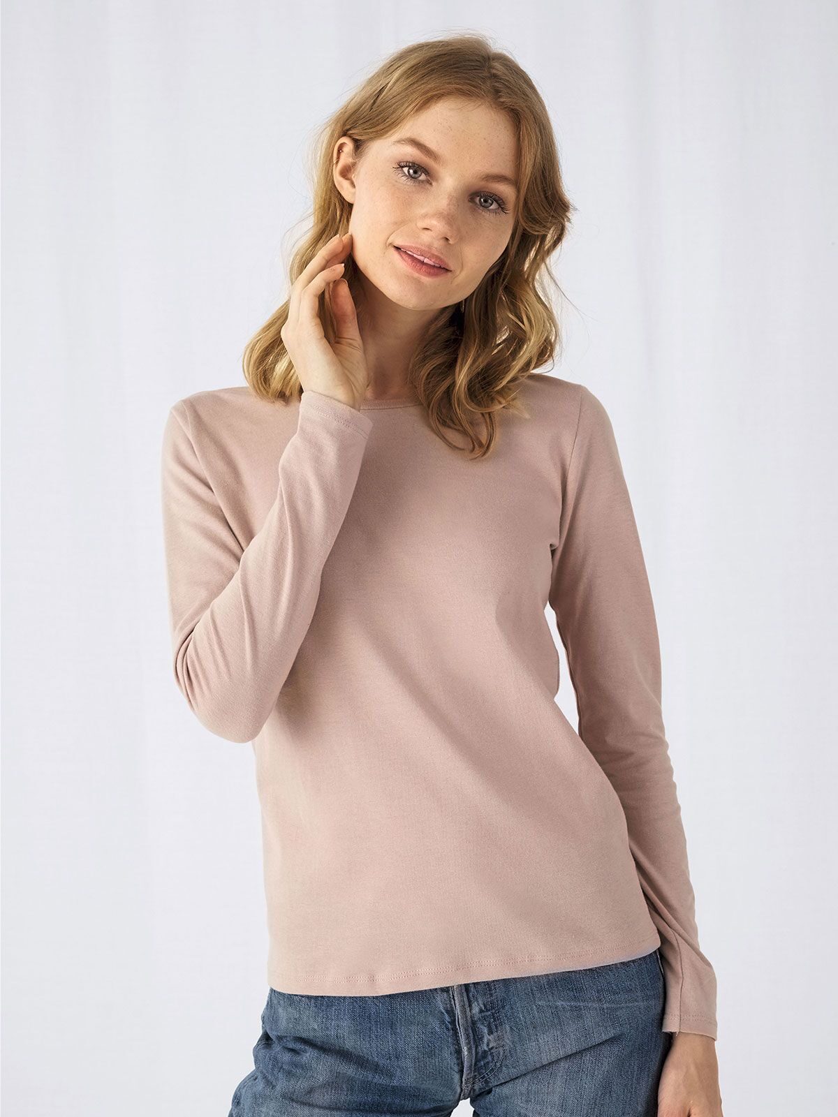 Camiseta feminina #E150 Manga longa