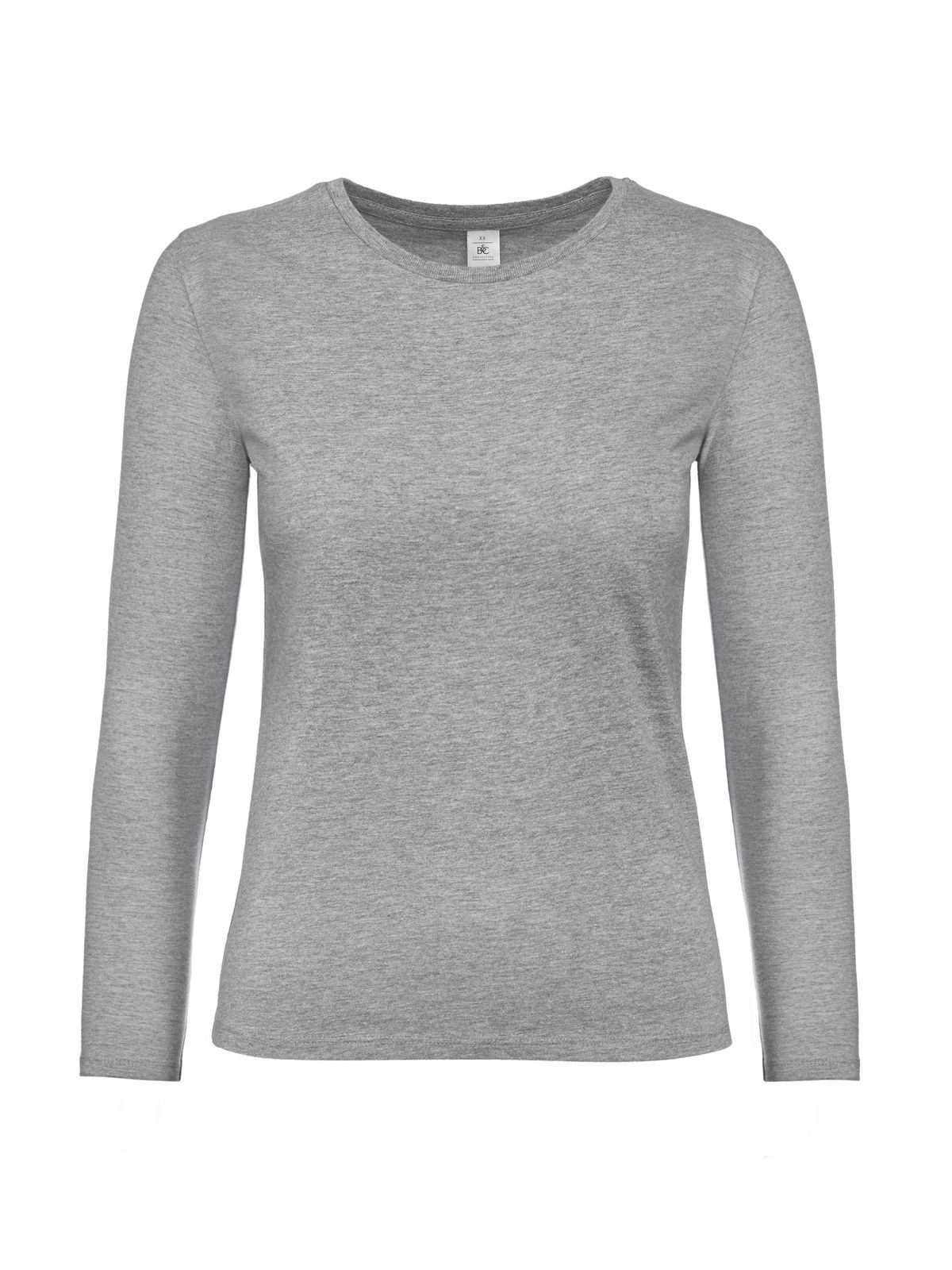 Camiseta feminina #E190 Manga longa - SG620 - Cinza Esportivo