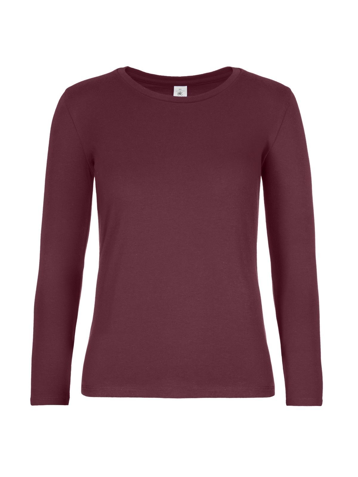 Camiseta feminina #E190 Manga longa - BU370 - Borgonha
