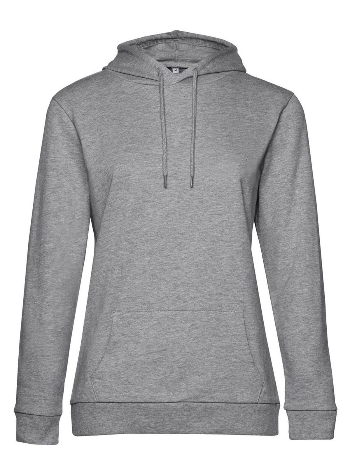 Moletom com Capuz Feminino - HG610 - Cinza Mesclado