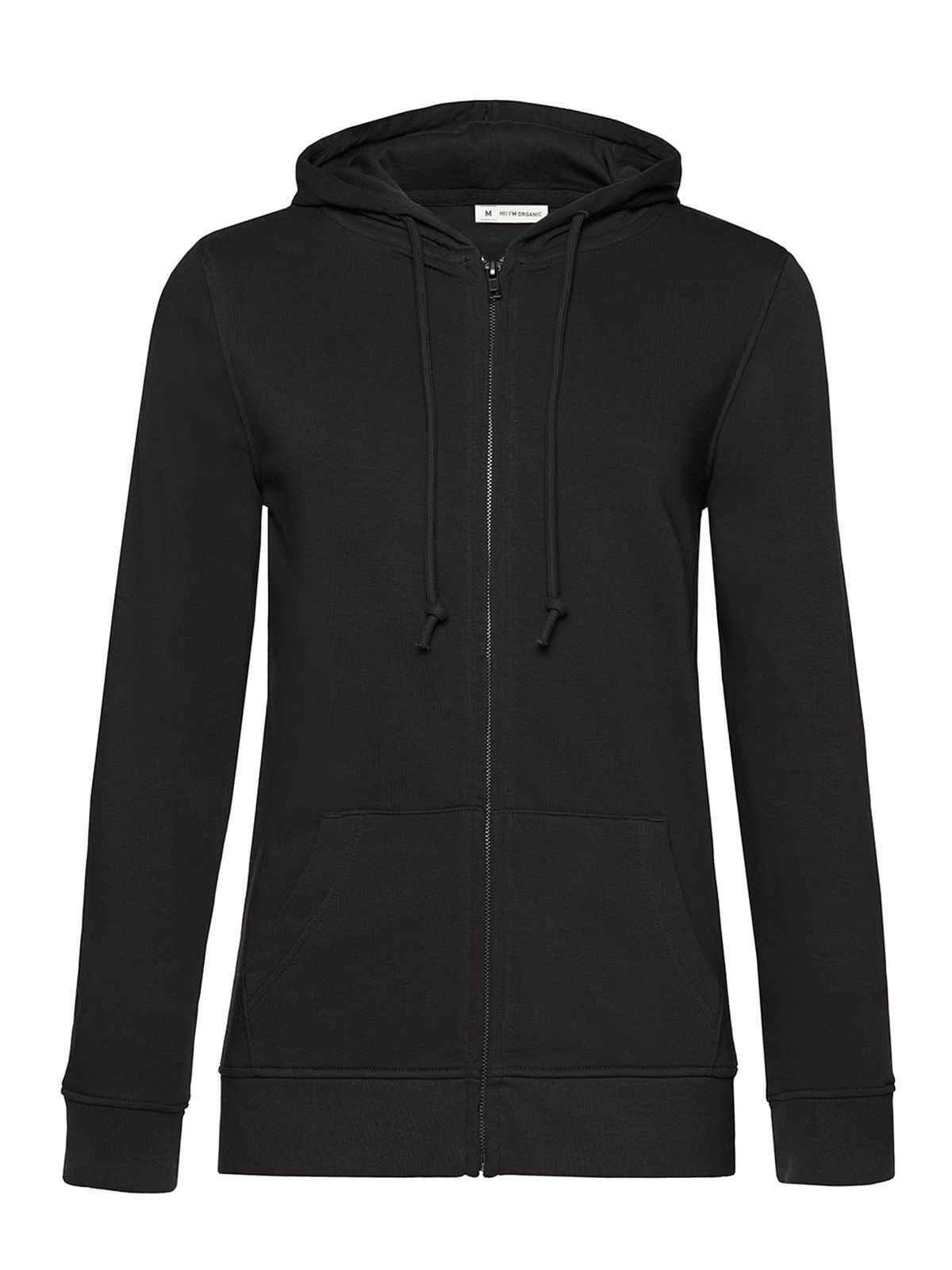 Jaqueta com capuz e zíper Inspire /Feminina_° - BP005 - Preto Puro