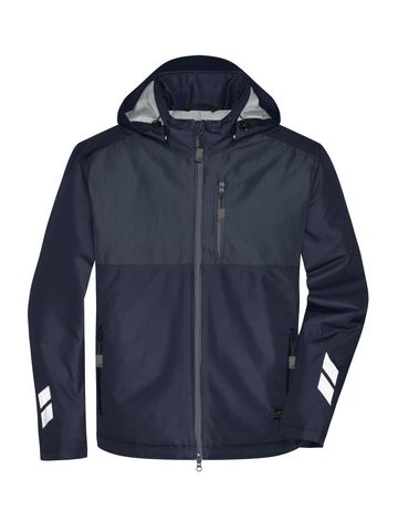 Jaqueta de trabalho rígida acolchoada - NYCB - Azul Marinho/Carbono
