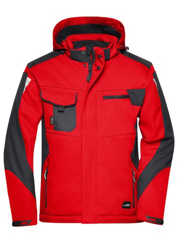 Jaqueta Softshell Craftsmen - RDBL - VERMELHO-PRETO