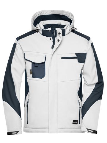 Jaqueta Softshell Craftsmen - WHCB - CARBONO BRANCO