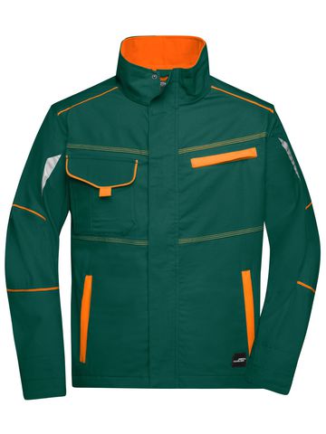 Jaqueta de trabalho - DGROR - VERDE-ESCURO-LARANJA