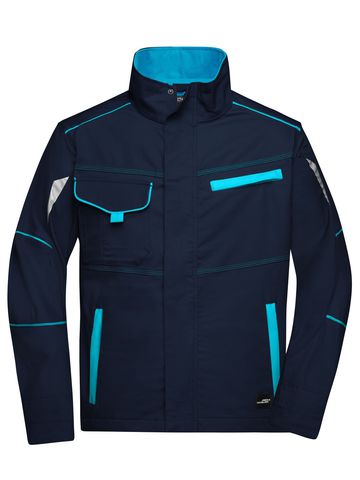 Jaqueta de trabalho - NYTU - Azul Marinho-Turquesa