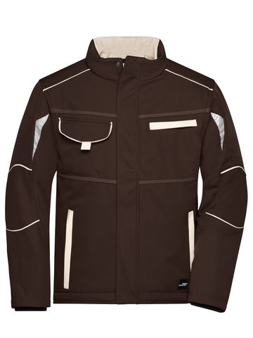 Jaqueta acolchoada Workwear Softshell - Nível 2 - BRSTO - BROWN-STONE