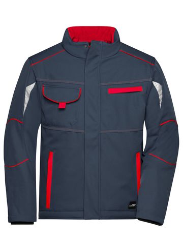 Jaqueta acolchoada Workwear Softshell - Nível 2 - CBRD - VERMELHO CARBONO