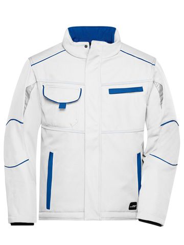 Jaqueta acolchoada Workwear Softshell - Nível 2 - WHRY - BRANCO-REAL