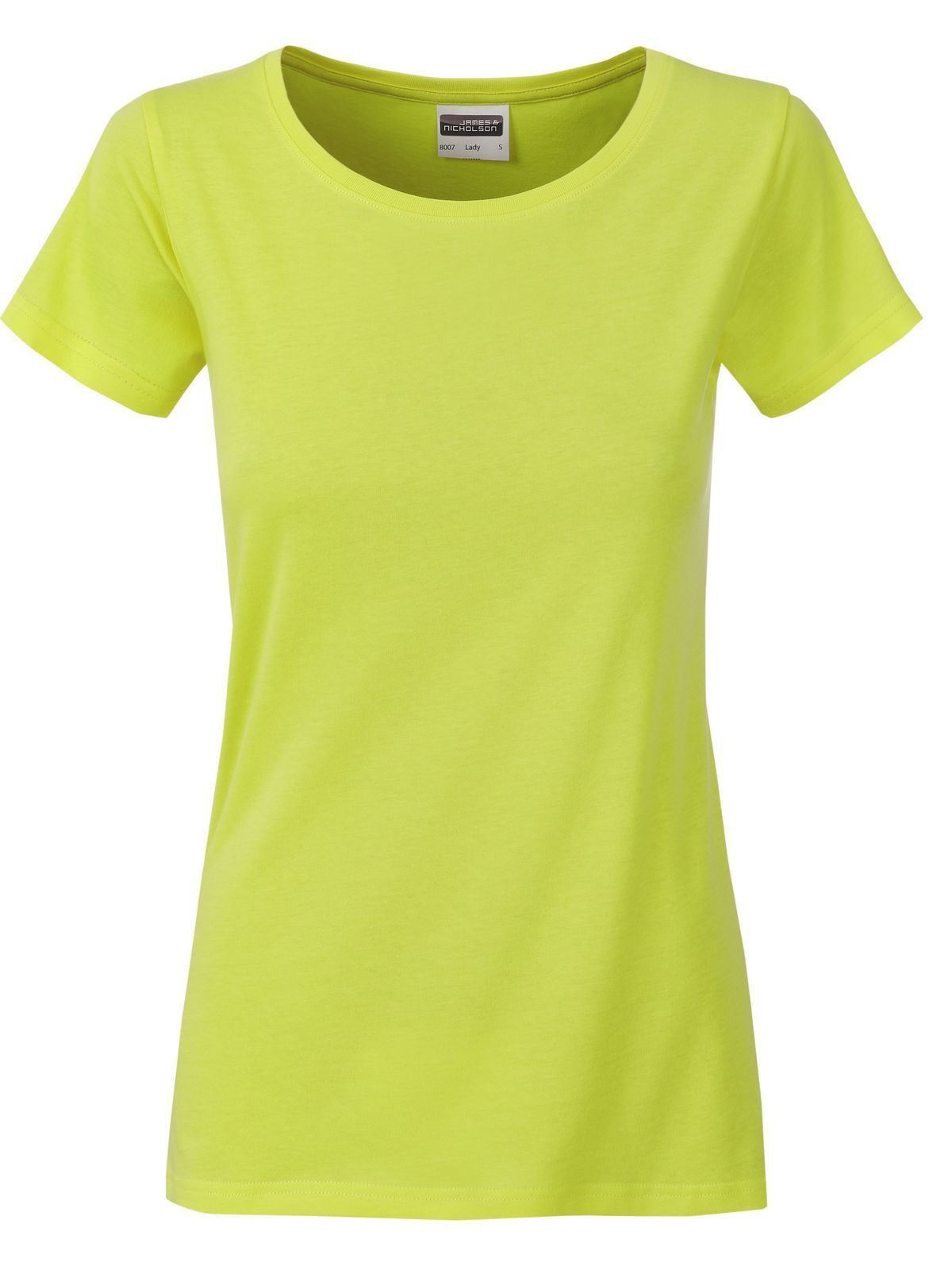 Camiseta básica feminina - AMARELO ÁCIDO ACYE