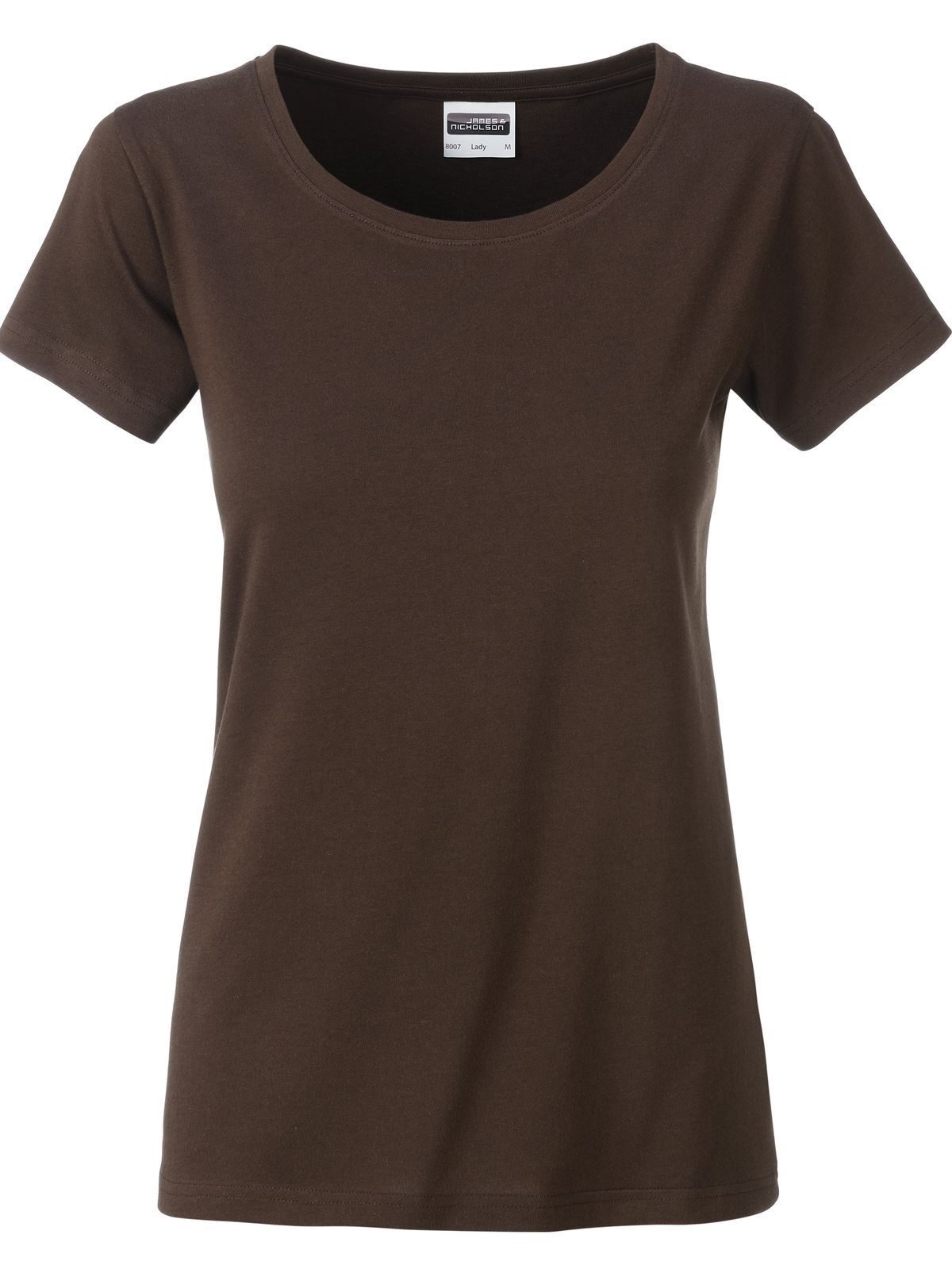 Camiseta básica feminina - BR- MARROM