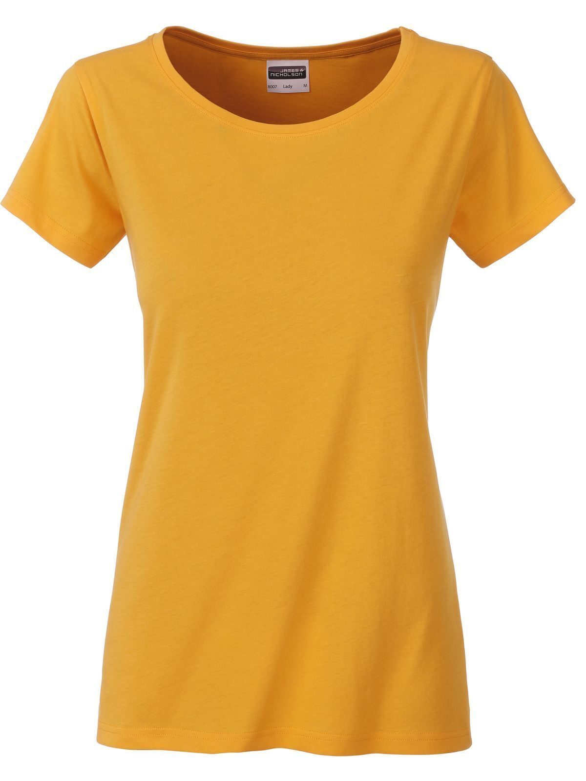 Camiseta básica feminina - GOYE - AMARELO DOURADO