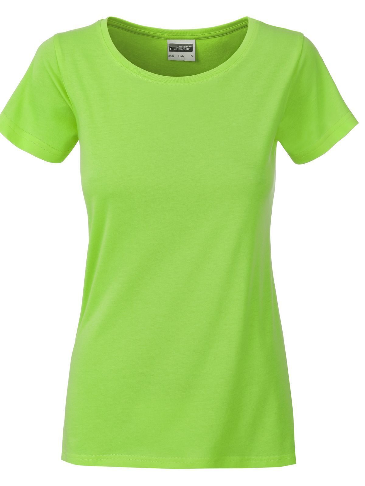 Camiseta básica feminina - LIM - VERDE LIMÃO