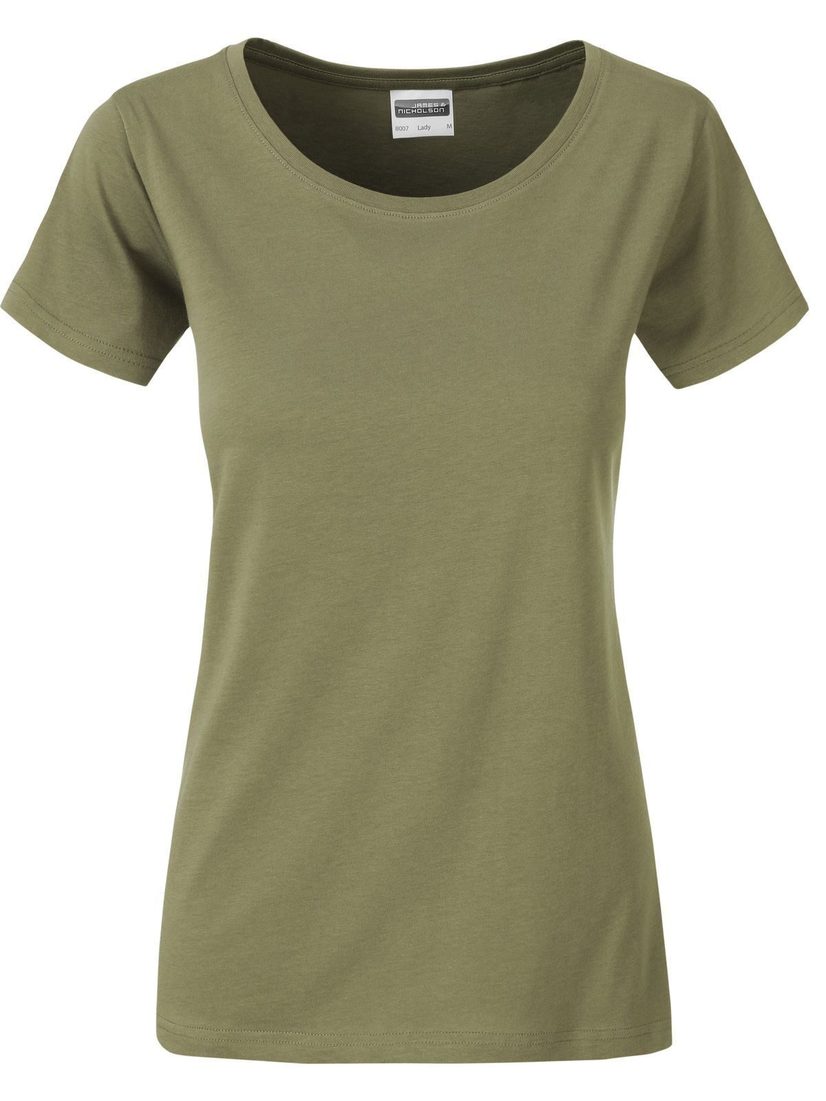 Camiseta básica feminina - KH - Cáqui