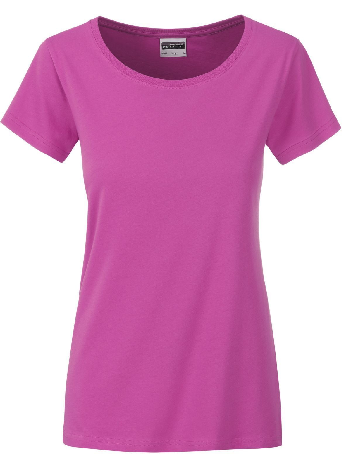 Camiseta básica feminina - PI - ROSA
