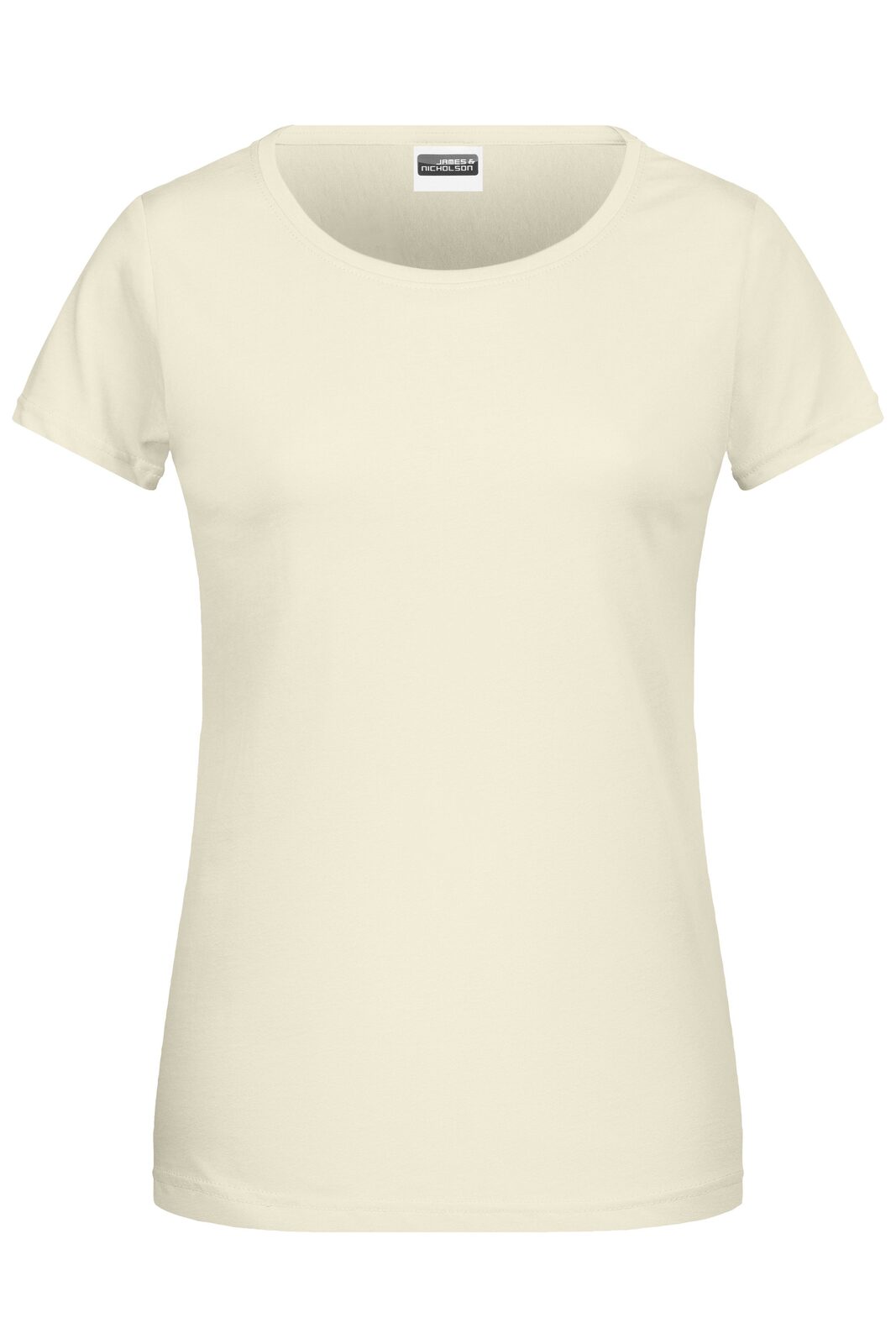 Camiseta básica feminina - VAN - BAUNILHA