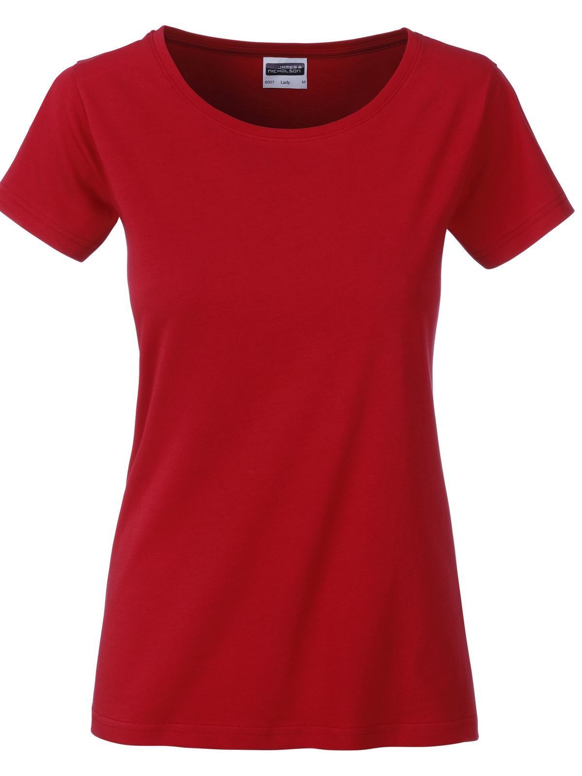 Camiseta básica feminina - RD - Vermelho