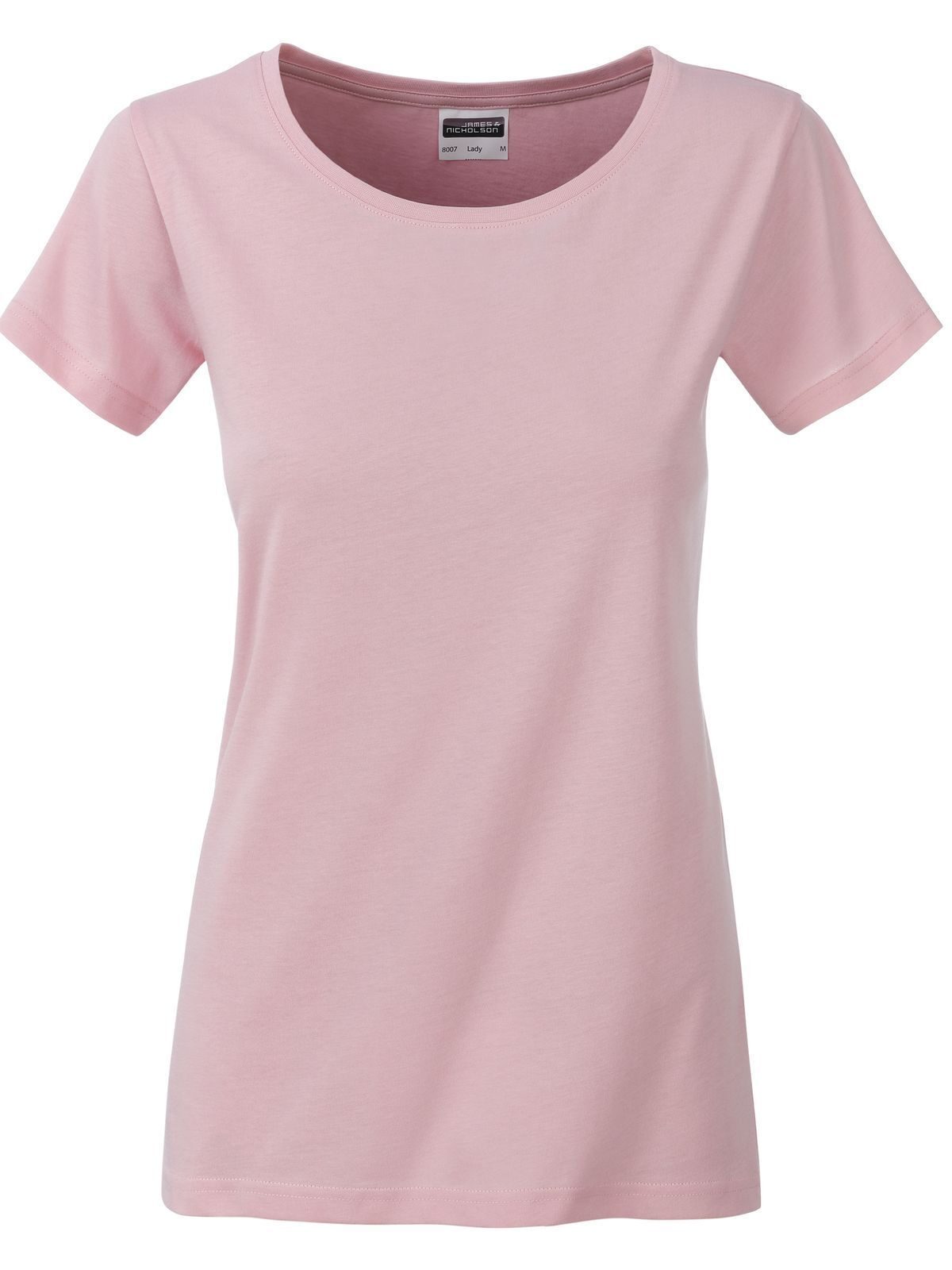 Camiseta básica feminina - SOPI - Rosa Claro