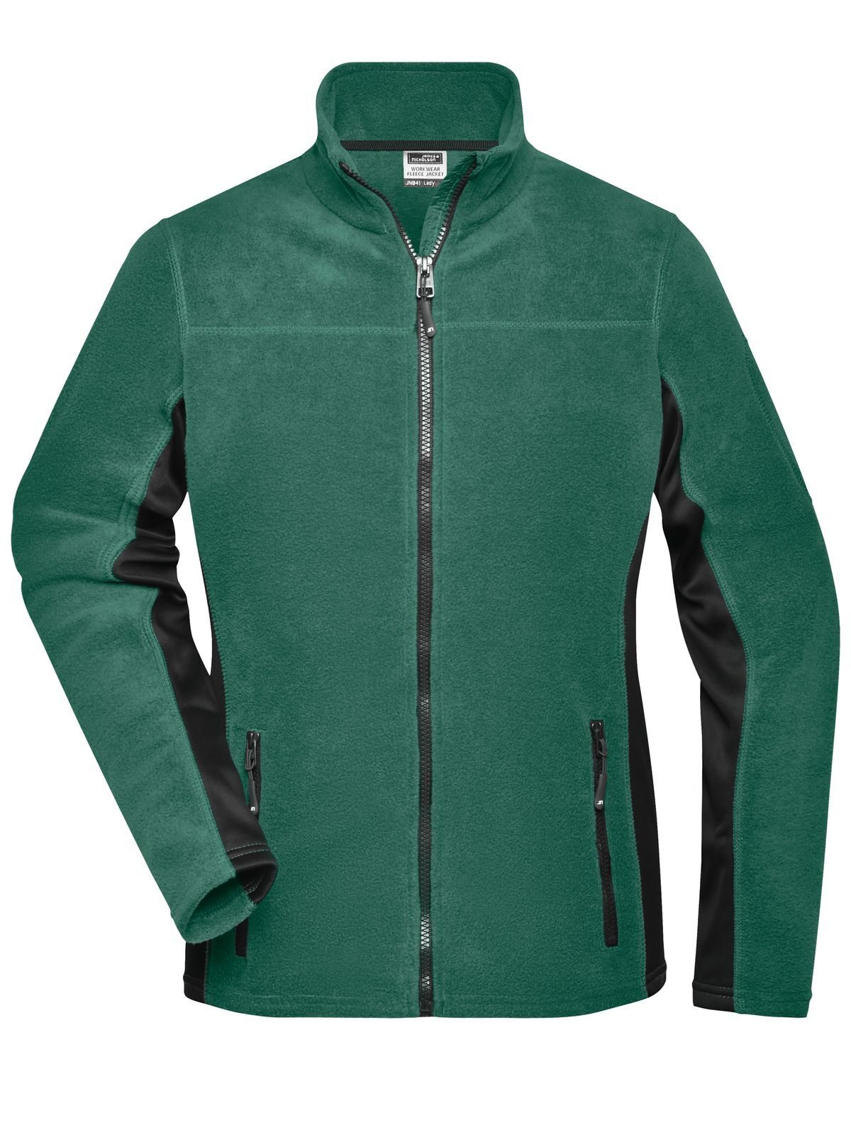 Casaco polar de trabalho para mulher STRONG - DGRBL - Verde-Escuro-Preto