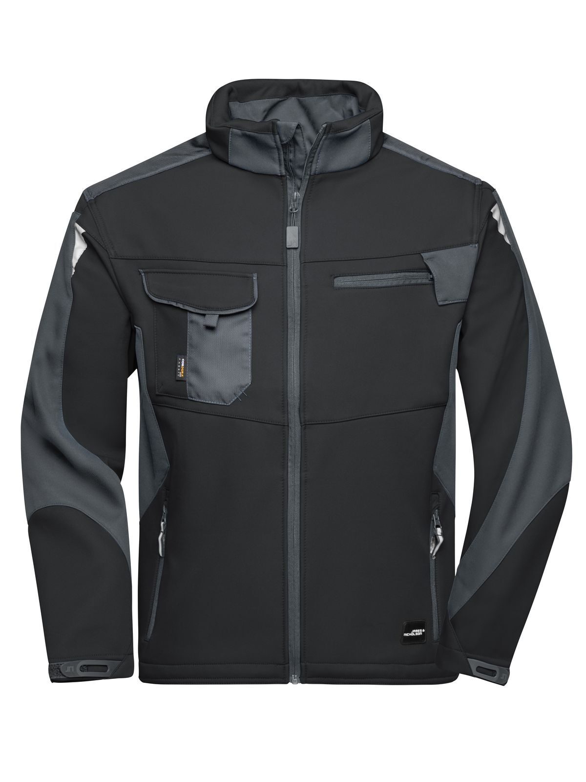 Jaqueta Softshell para Trabalho -RESISTENTE- - BLCB - CARBONO NEGRO