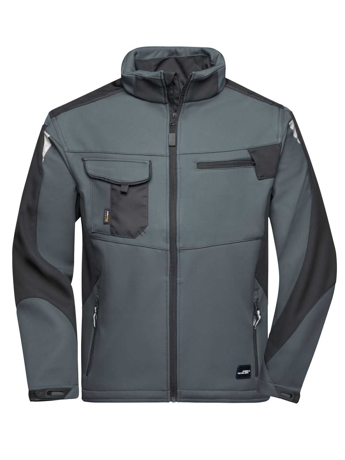 Jaqueta Softshell para Trabalho -RESISTENTE- - CBBL - NEGRO-FUMBO