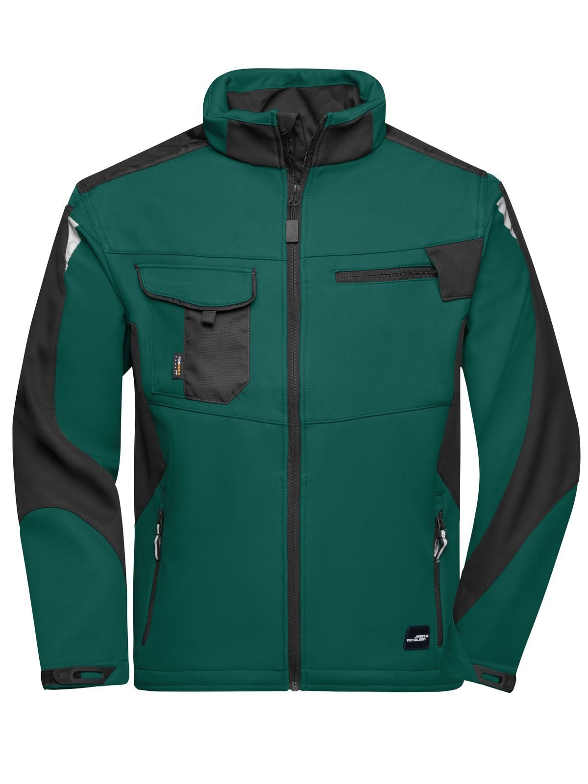 Jaqueta Softshell para Trabalho -RESISTENTE- - DGRBL - VERDE-ESCURO-PRETO