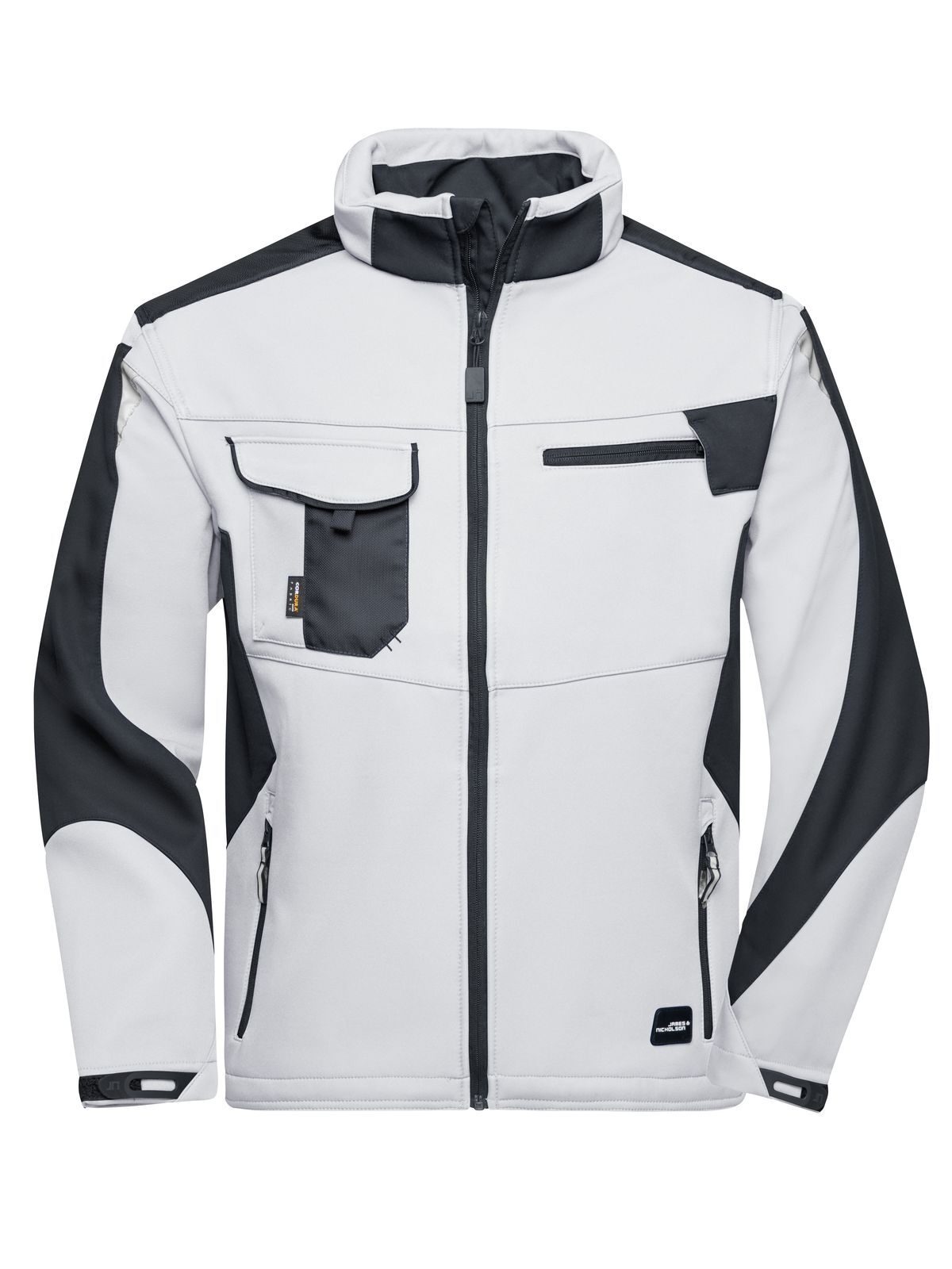 Jaqueta Softshell para Trabalho -RESISTENTE- - WHCB - CARBONO BRANCO