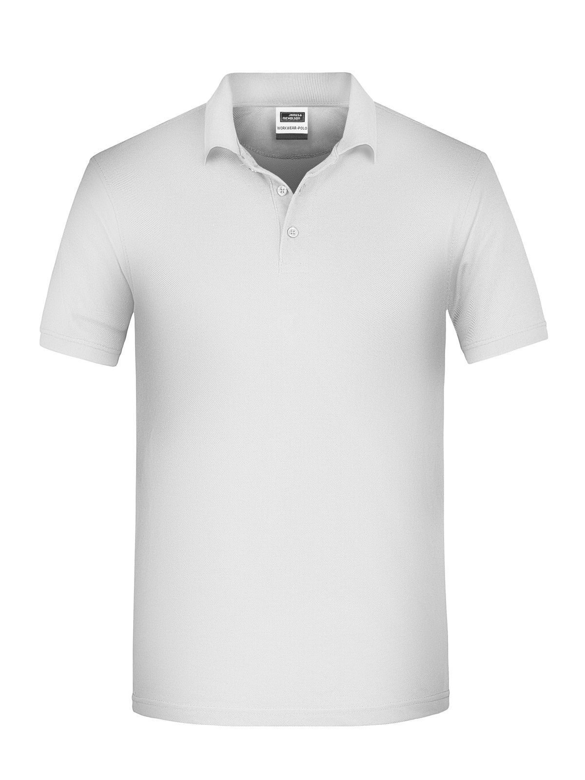 Polo de trabalho para homem OCS Blended - WH - Branco