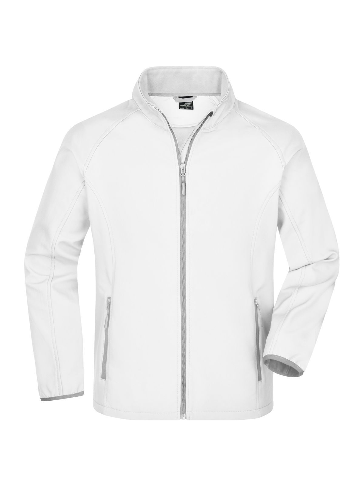 Jaqueta Softshell Masculina Promocional - WHWH - Branco/Branco