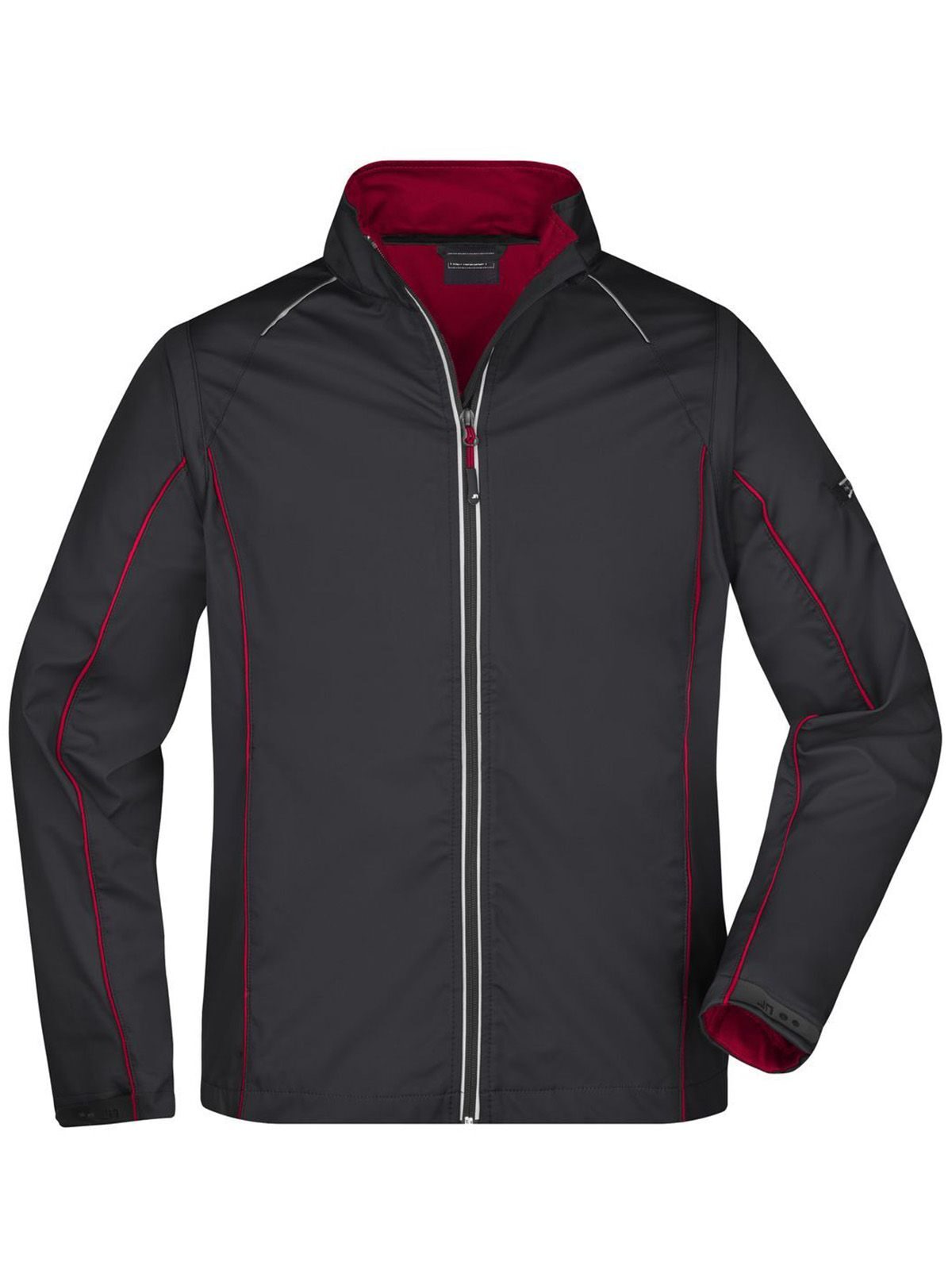 Jaqueta Softshell Masculina com Zíper Removível - BLRD - VERMELHO