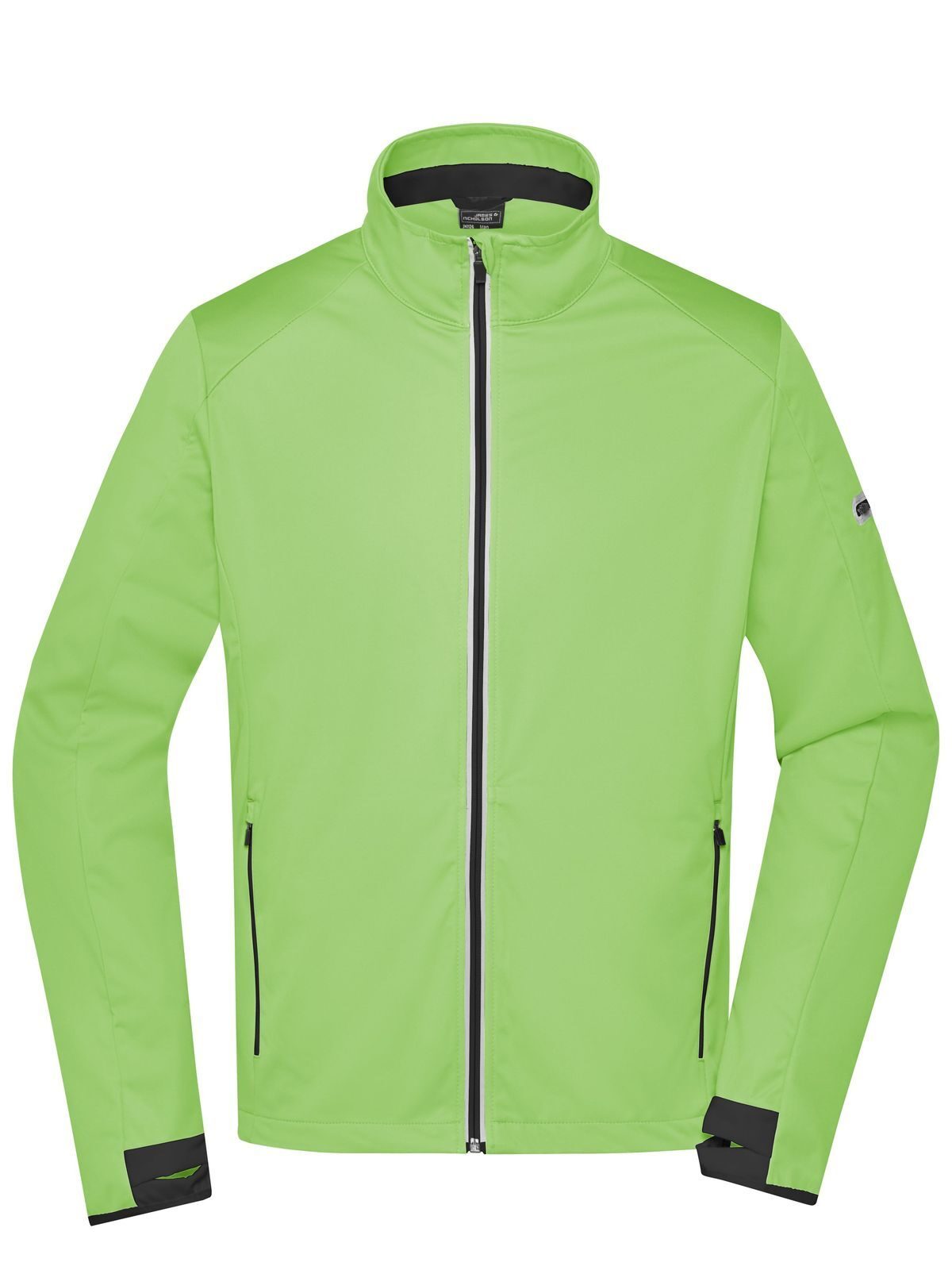 Jaqueta Softshell Esportiva Masculina - BGRBL - Verde brilhante - Preto