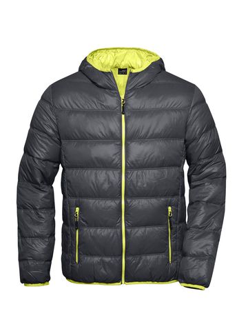 Jaqueta de plumas masculina - CBAY - Ácido - Amarelo