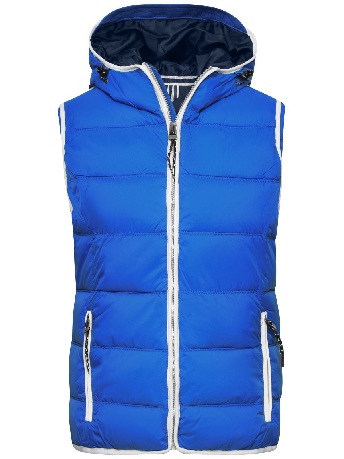 Colete náutico feminino - NABLUWH - Azul-náutico-branco