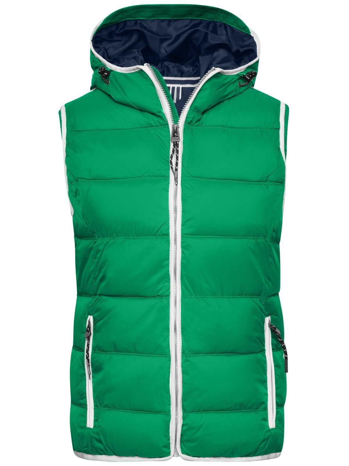 Colete náutico feminino - IRGRW - Verde-branco irlandês