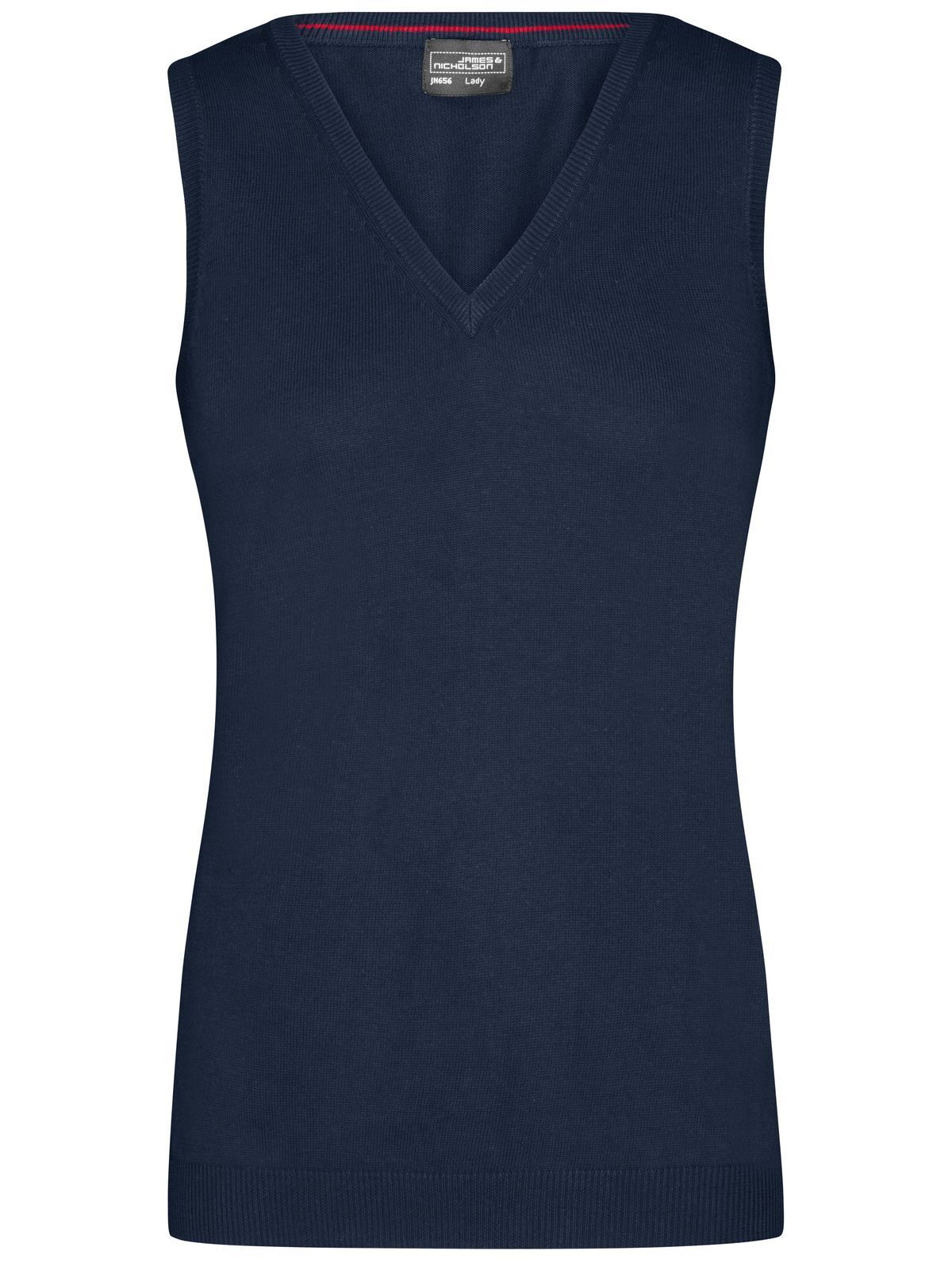 Blusa feminina com decote em V - MARINHA MELANGE