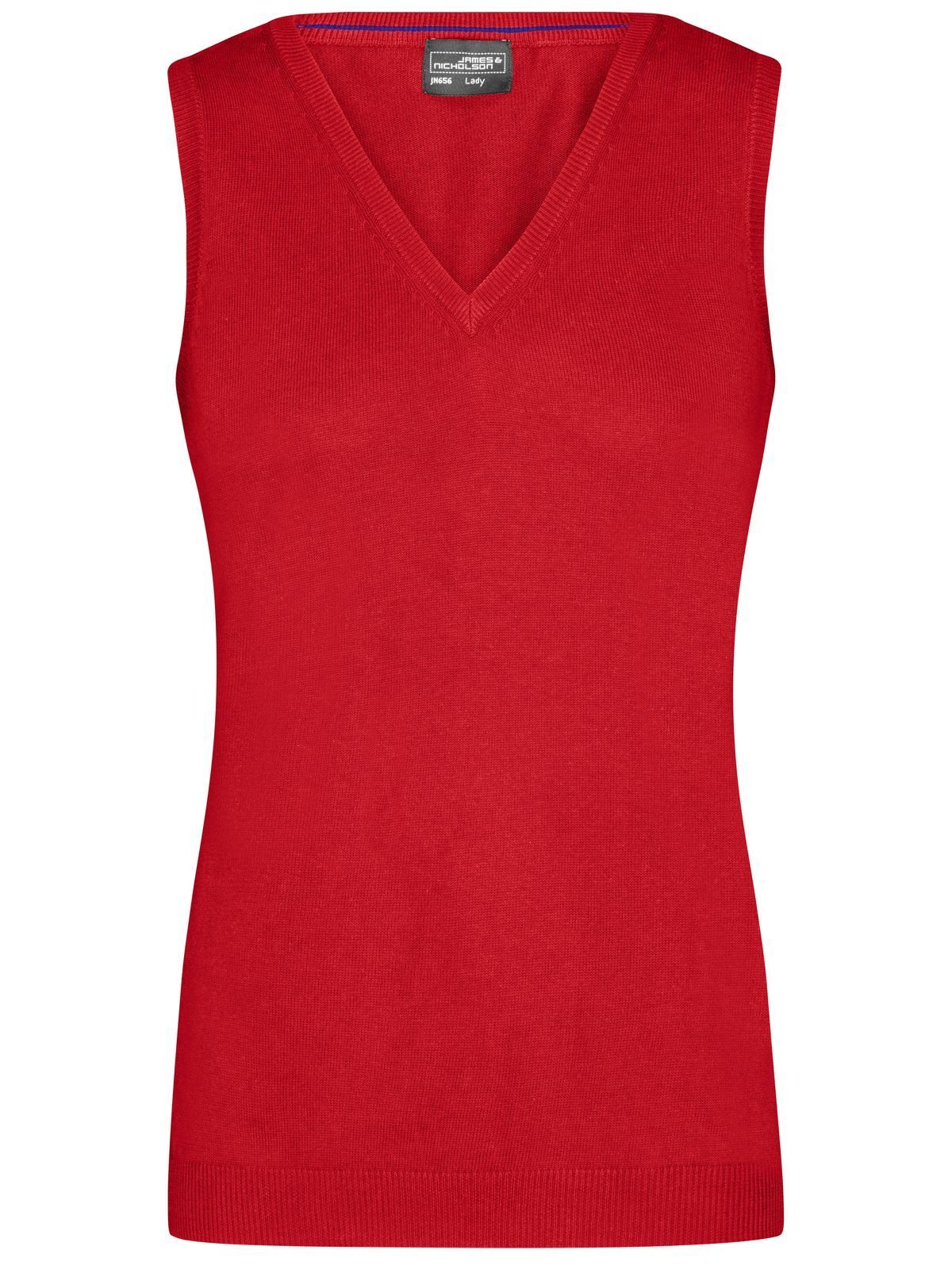 Blusa feminina com decote em V - RD - Vermelho