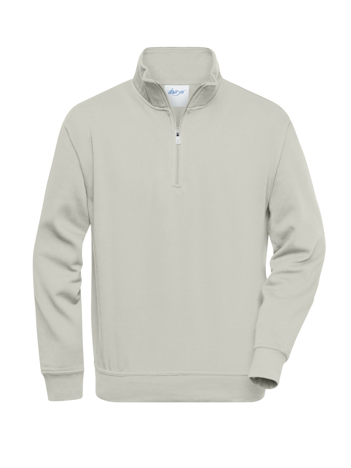 Moletom Workwear com Meio Zíper - CE - Cimento