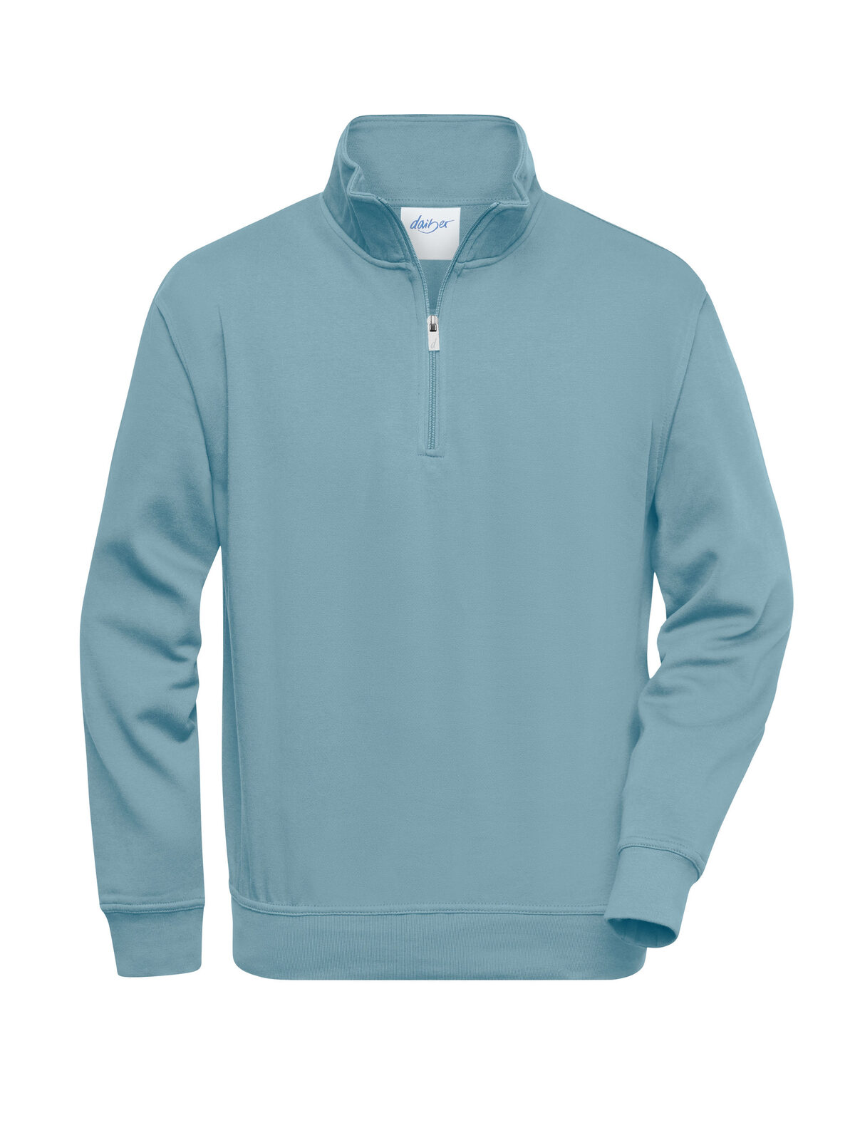 Moletom Workwear com Meio Zíper - STBLU - Azul-aço