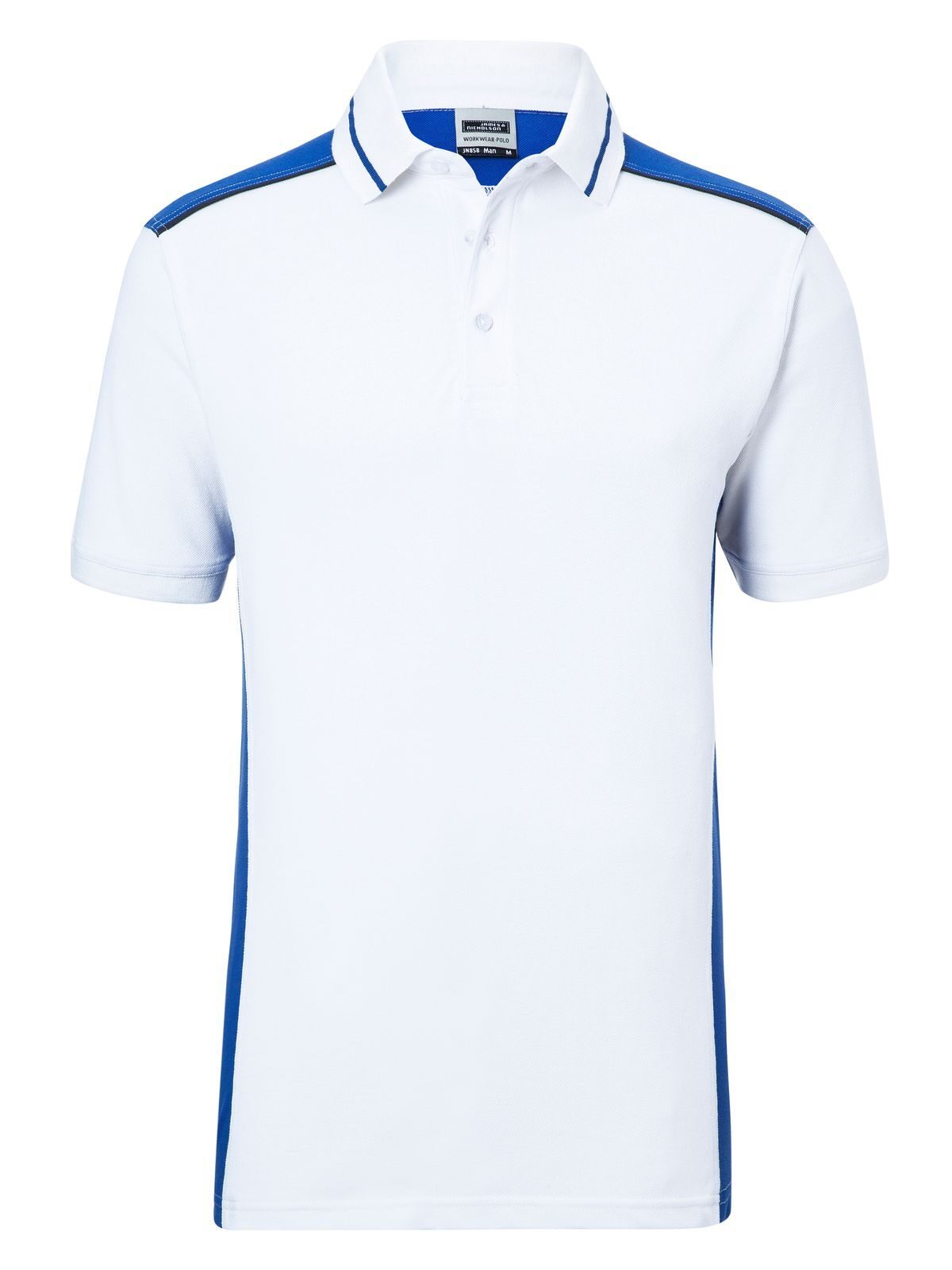 Camisa polo masculina para trabalho - COR - - WHRY - BRANCO-REAL