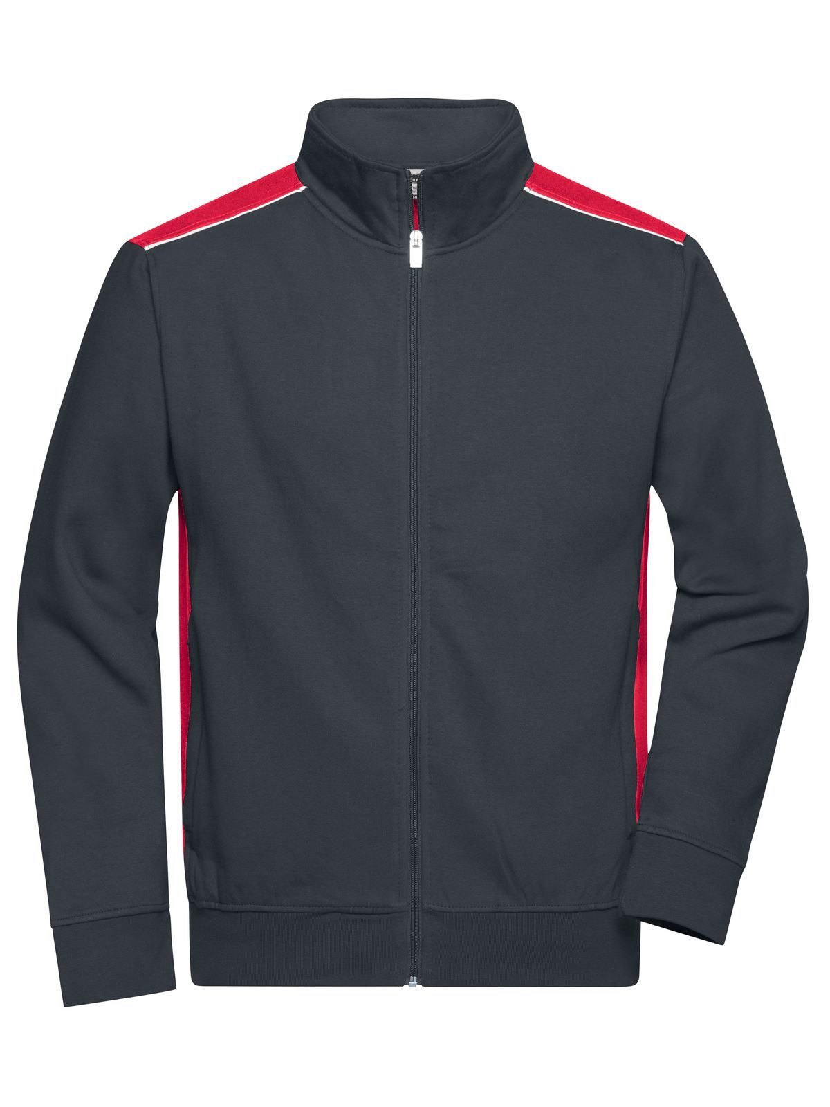 Jaqueta de trabalho masculina em tecido acinzentado - COR - - CBRD - VERMELHO CARBONO