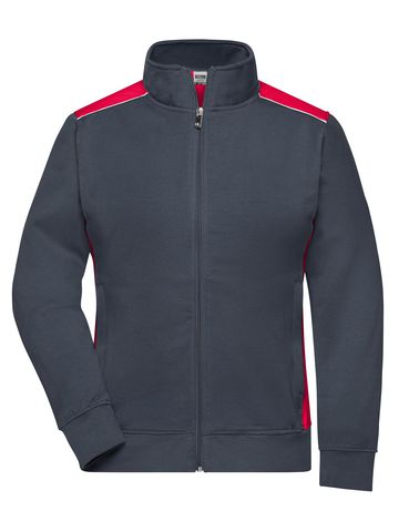Jaqueta feminina de trabalho em moletom - Nível 2 - CBRD - VERMELHO CARBONO