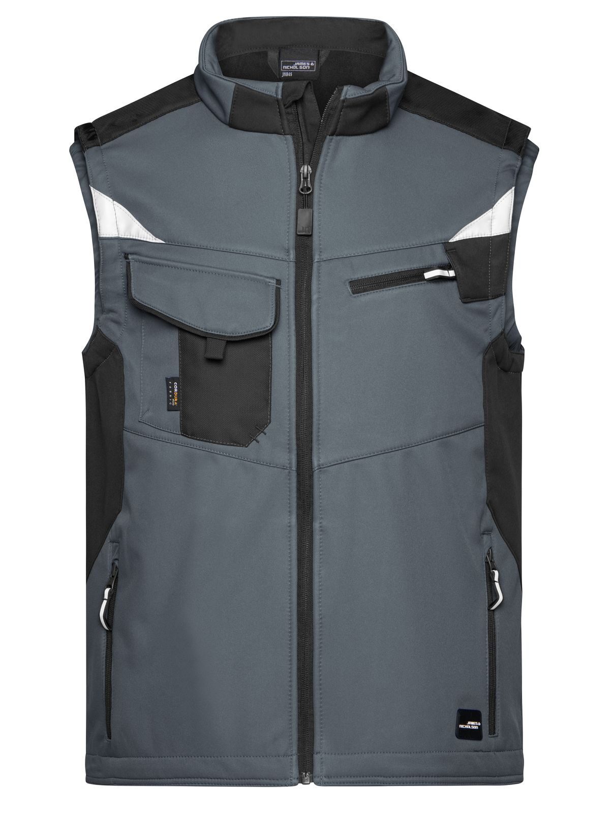 Colete Softshell para Trabalho -RESISTENTE- - CBBL - NEGRO-FUMBO